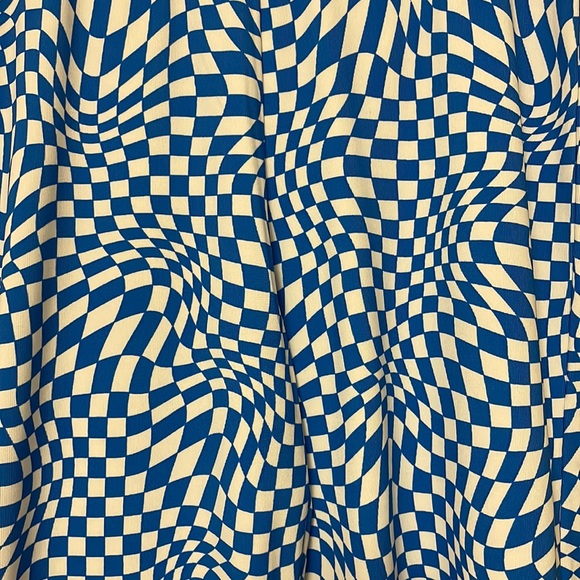 Blue and white GARAGE festival pants! Only worn once! - Picture 2 of 3